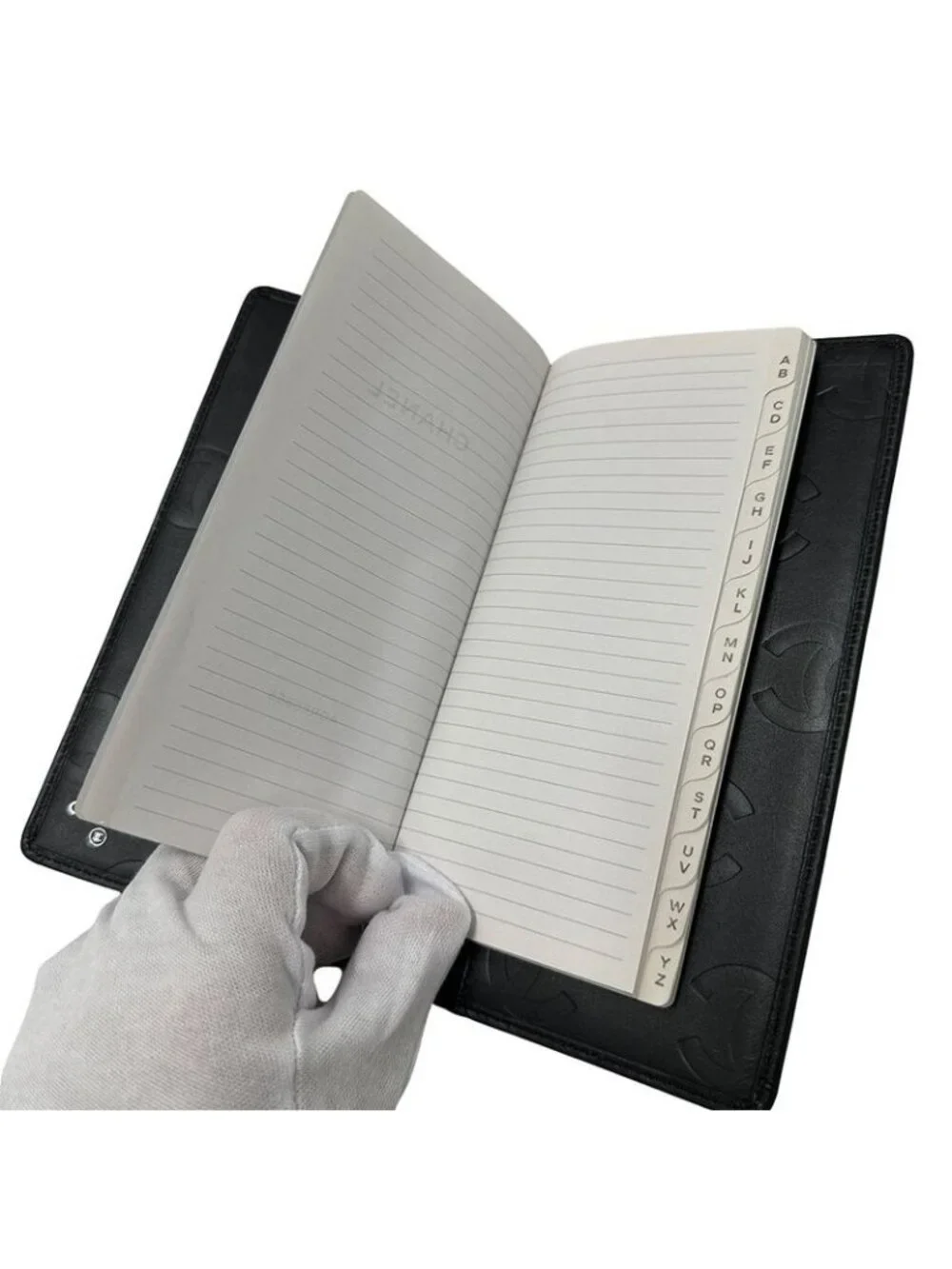 Chanel Notebook Cover Cambon Cuff Black Coco Mark Logo